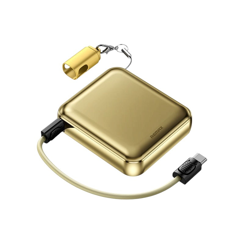 Remax | 22.5W Ultra-Compact 10,000mAh Power Bank | Fast Charge | Portable Size With Cable